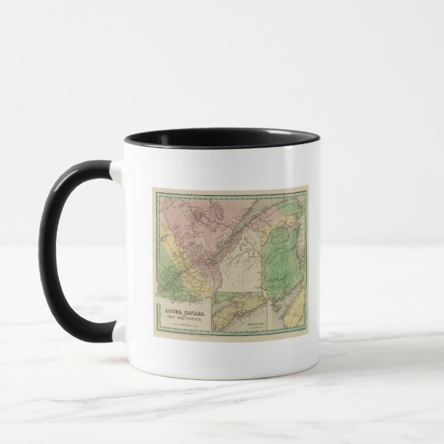 Mug Bas-Canada et Nouveau-Brunswick (Gauche)