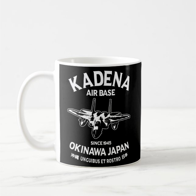 Mug Base aérienne de Kadena Okinawa Japon F-15 Combat  (Gauche)