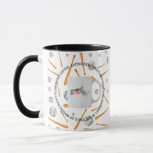 Mug Base-ball, café et beignets dans le Massachusetts