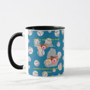 Mug Base-ball, café et beignets dans le Michigan