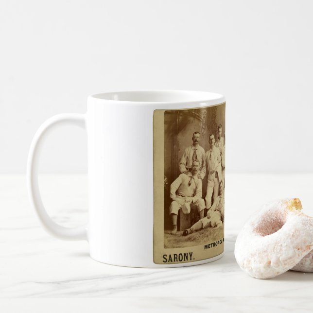 Mug Base-ball métropolitain Neuf 1882 (Avec donut)