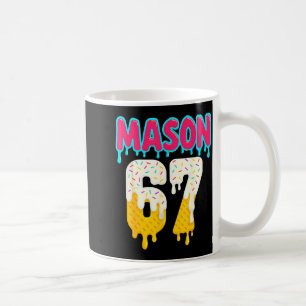 Mug Baseball 6 7 Crème Glacée Dégoulinante Numéro 67 D