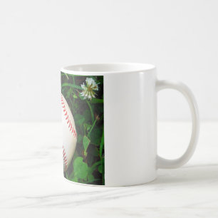 Mug Baseball blanc avec points rouges