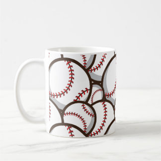 Mug Baseball : Classique Motif sans couture