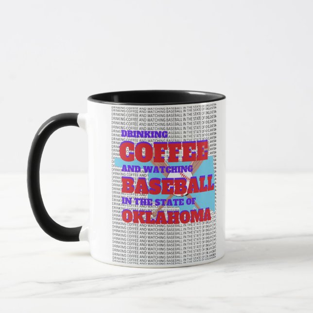 Mug Baseball et café en Oklahoma  (Gauche)