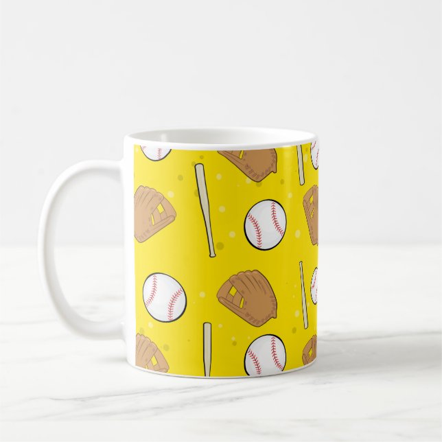 Mug Baseball - Gants, Boules & Bats (Gauche)
