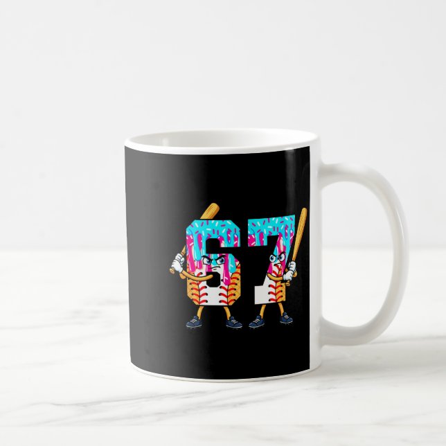 Mug Baseball Ice Cream 67 Six Seven Cool Player 6 7 Dr (Droite)
