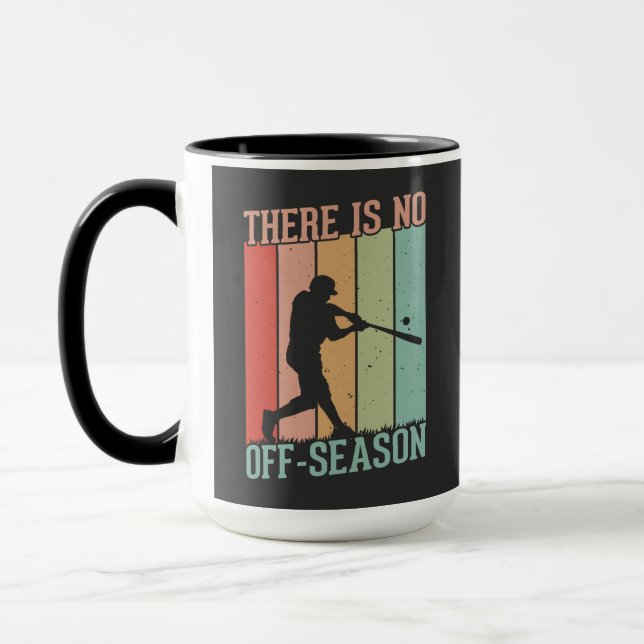 Mug Baseball Il n'y a pas de saison (Gauche)