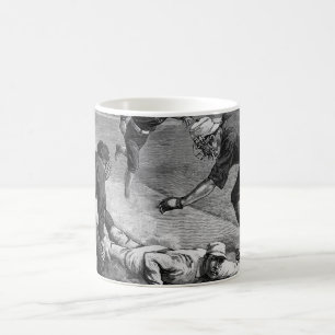 Mug Baseball vintage par Thure De Thulstrup, 1885