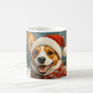 Mug Basenji Chien Montagnes Russes Noël