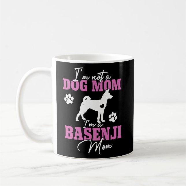 Mug Basenji Maman Femmes pour les propriétaires de chi (Gauche)