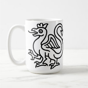 Mug Basilic Sigillaire Médiéval Fantastique Héraldique