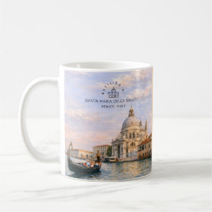 Mug Basilique de Venise Salute Aquarelle Dômes Iconiqu