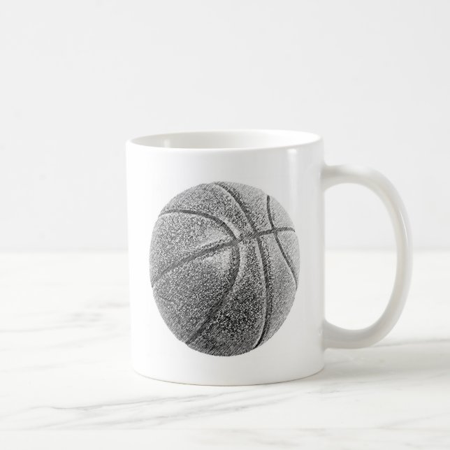 Mug Basket-ball avec effet crayon (Droite)