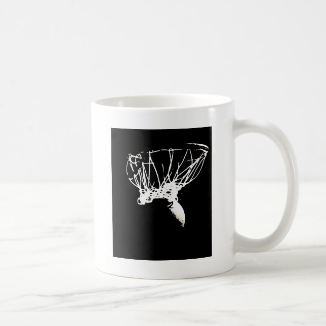Mug Basket-ball Black White Pop Art (Droite)