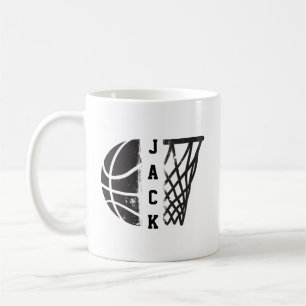 Mug Basket-ball customisé avec votre nom ou votre équi