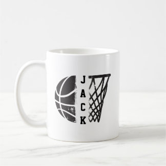Mug Basket-ball customisé avec votre nom ou votre équi