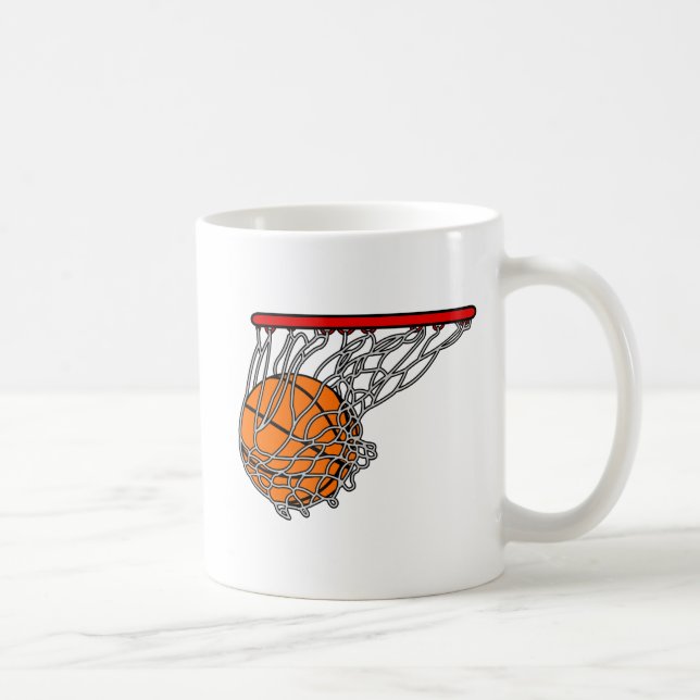 Mug Basket-ball dans le cercle (Droite)