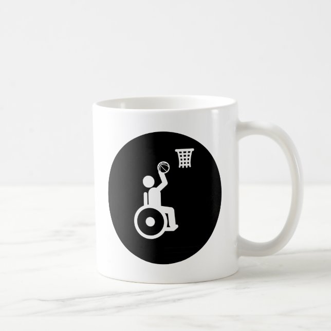 Mug Basket-ball de fauteuil roulant (Droite)