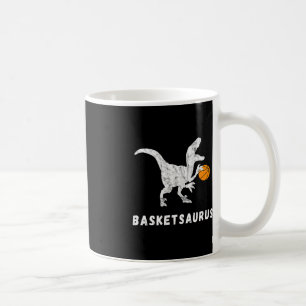 Mug Basket-ball Dinosaur Baller T-rex Dino Jouer Bask