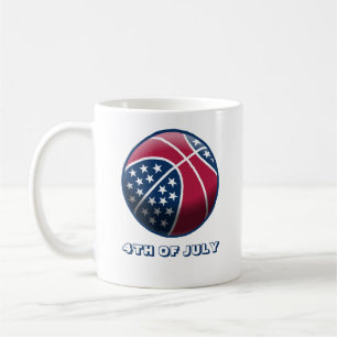 Mug Basket-ball du Jour de l'Indépendance