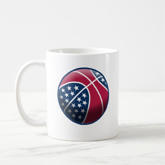Mug Basket-ball du Jour de l'Indépendance (Gauche)