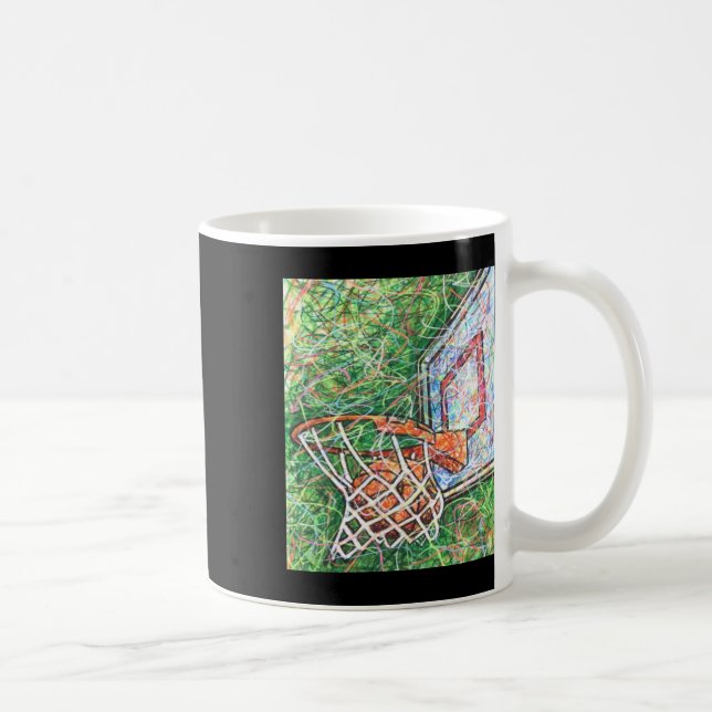 Mug Basket-Ball Et Net (Droite)