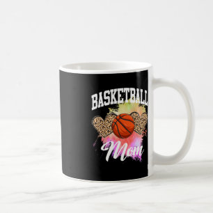 Mug Basket-ball Leopard Heart teinture de teinture Bas