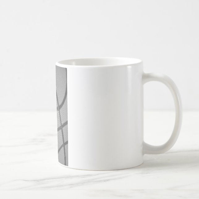 Mug Basket-ball noir et blanc (Droite)