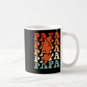 Mug Basket-ball Papa Retro Super Lightning Bolt Fa