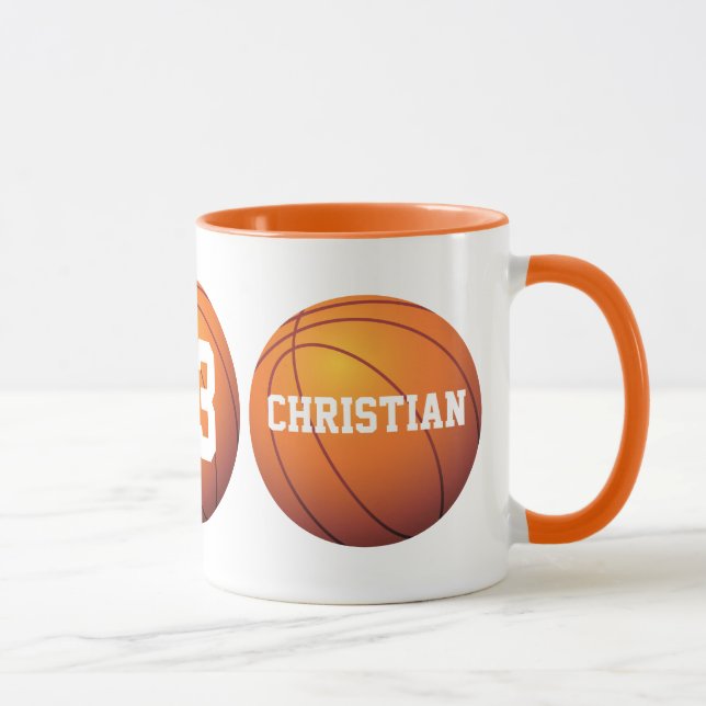 Mug Basket-ball personnalisé (Droite)