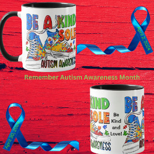 Mug Basket de Sensibilisation sur l'autisme "Be A 
