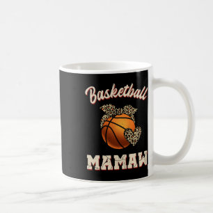 Mug Basket Mamaw Bandana Leopard Coeur fans Mère