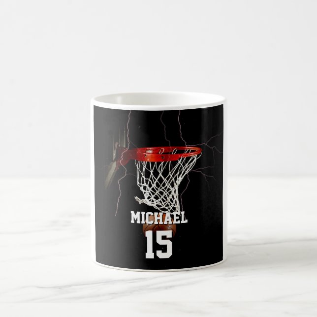Mug Basketball Ajouter Votre Nom Et Votre Numéro (Centre)