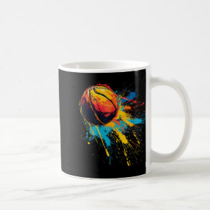 Mug Basketball Aquarelle Artwork Basketball Joueur Dr.