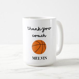 Mug Basketball Coach Mug, Cadeau sportif, Cadeau Merci