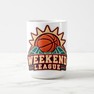 Mug Basketball de ligue de week-end universitaire