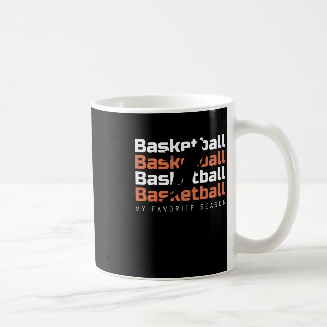 Mug Basketball Est Ma Saison Favorite Basketball (Droite)