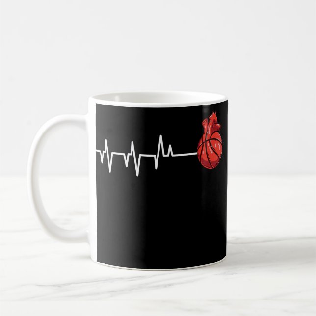 Mug Basketball Heartbeat  (Gauche)