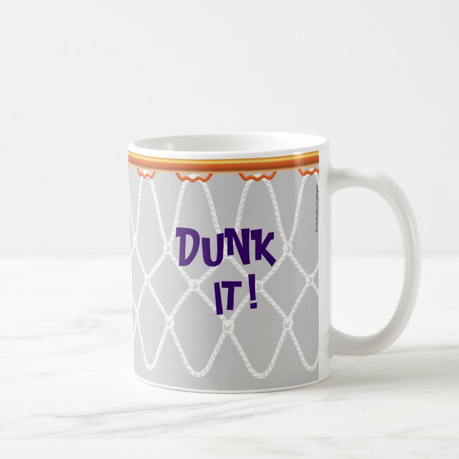 Mug Basketball Hoop Net_Dunk it!_gray (Droite)