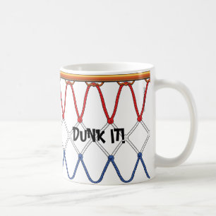 Mug Basketball Hoop Net_red white blue_Dunk It