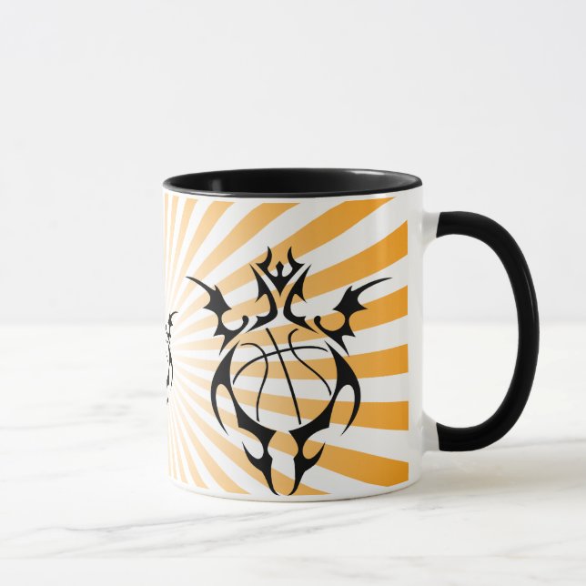 Mug basketball. tribal. (Droite)