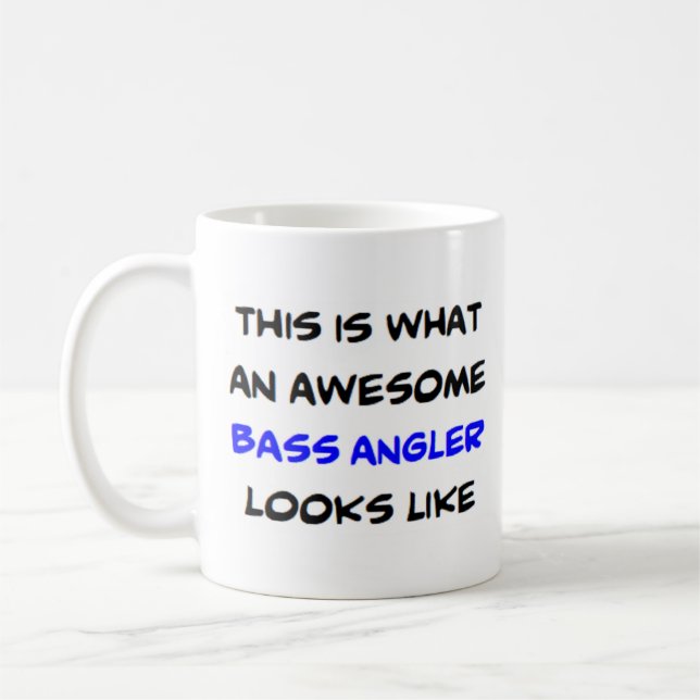 Mug bass angler, génial (Gauche)
