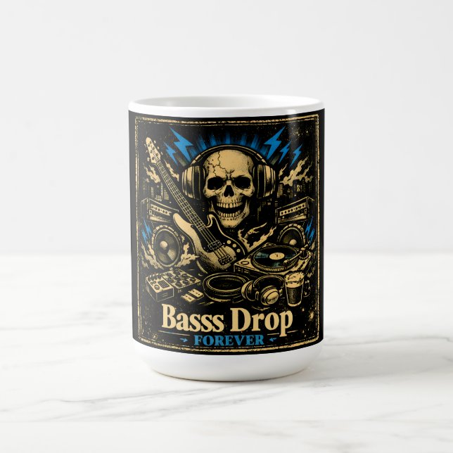 Mug Bass Drop – Puissance Musicale Basse Fréquence (Centre)