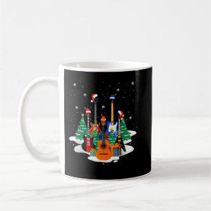Mug Bass Guitare Santa Hat Guitare Amour de Noël Musiq