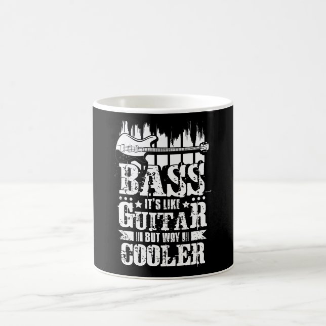Mug Basse C'Est Comme Guitare Mais Glacière (Centre)