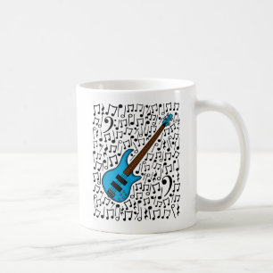 Mug Basse Guitare Notes musicales Baid Musicien