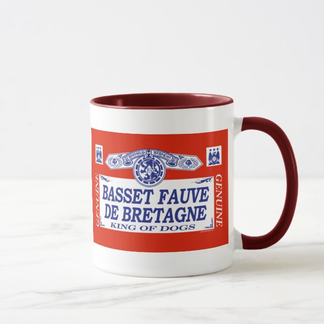 Mug Basset Fauve De la Bretagne (Droite)