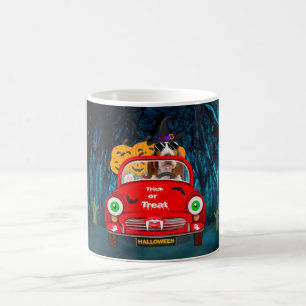 Mug Basset Hound Chien Conduite Voiture Effrayant Hall