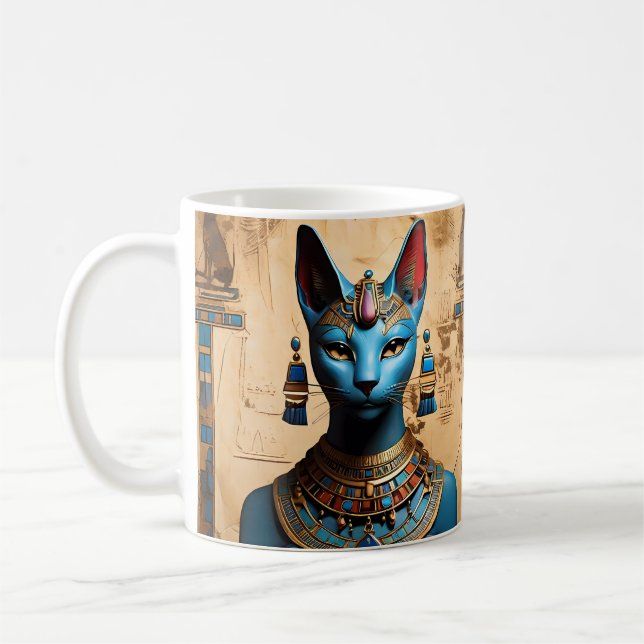 Mug Bastet l'ancien Dieu égyptien des chats (Gauche)
